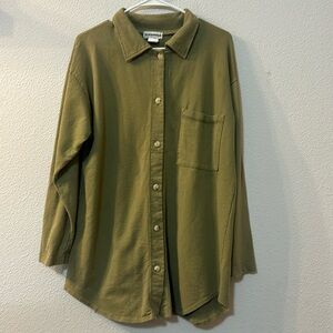 Silverwear cotton button down size medium